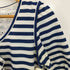 シーバイクロエ SEE BY CHLOE 膝丈 ボーダー リボン 半袖ワンピース レディース DE:36