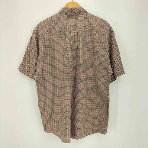 ギャップ Gap 香港製 半袖 チェック ボタンダウン シャツ メンズ import:M