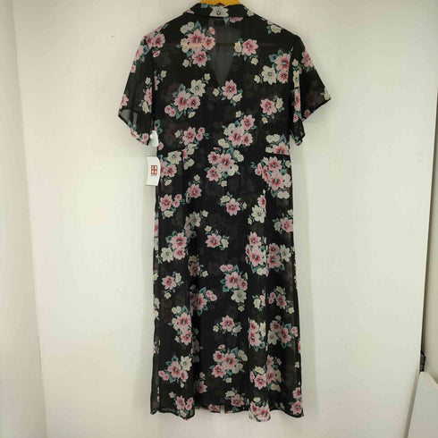 ローリーズファーム LOWRYS FARM 花柄シアー S/S シャツワンピース レディース JPN:M