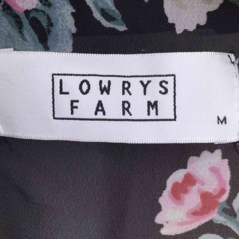 ローリーズファーム LOWRYS FARM 花柄シアー S/S シャツワンピース レディース JPN:M