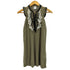 レッドヴァレンティノ RED VALENTINO RED コットンナイロン レース シアー フリルワンピース レディース import:S