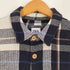 ザラ ZARA RELAXED FIT メッシュ チェックシャツ メンズ import:L