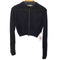 ザラ ZARA クロップド ジップアップニット レディース import:M