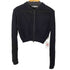 ザラ ZARA クロップド ジップアップニット レディース import:M