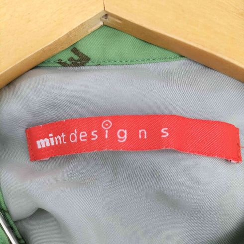 ミントデザインズ mintdesigns 総柄プリントオーバーサイズシャツ メンズ 2