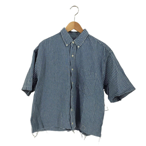エディーバウアー Eddie Bauer 白タグチェックボタンダウンシャツ メンズ import:M