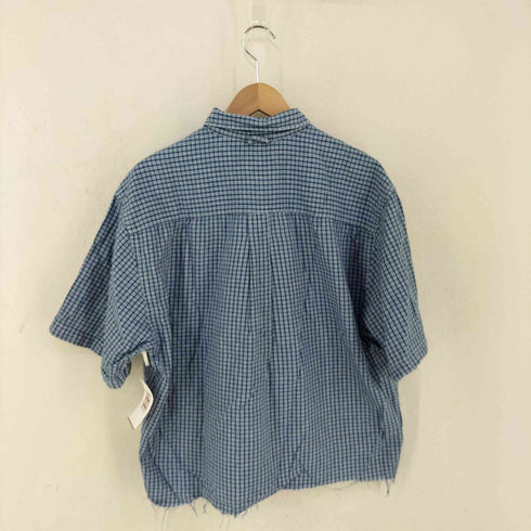 エディーバウアー Eddie Bauer 白タグチェックボタンダウンシャツ メンズ import:M
