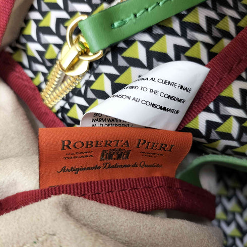 ROBERTA PIERI TATAMI MINI DUFFLE タタミ ミニダッフル 2WAY ショルダーバッグ レディース