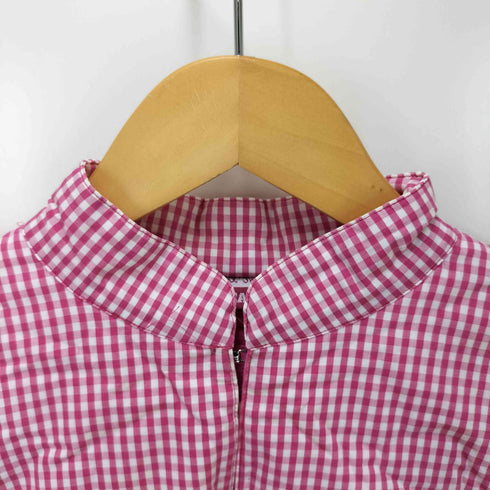 ポールスミスジーンズ Paul Smith JEANS ギンガムチェック スタンドネック パテッド プルオーバー レディース EUR:40