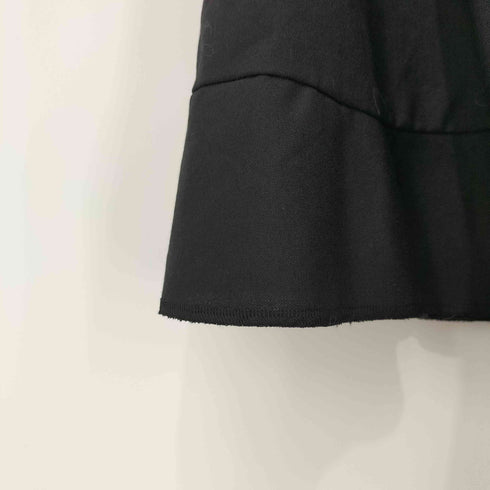 ブラックコムデギャルソン BLACK COMME des GARCONS AD2008 ウール ギャザー ミディアム スカート レディース JPN:S
