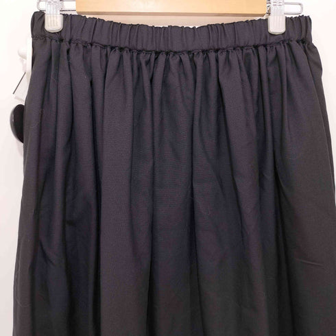 ブラックコムデギャルソン BLACK COMME des GARCONS AD2008 ウール ギャザー ミディアム スカート レディース JPN:S