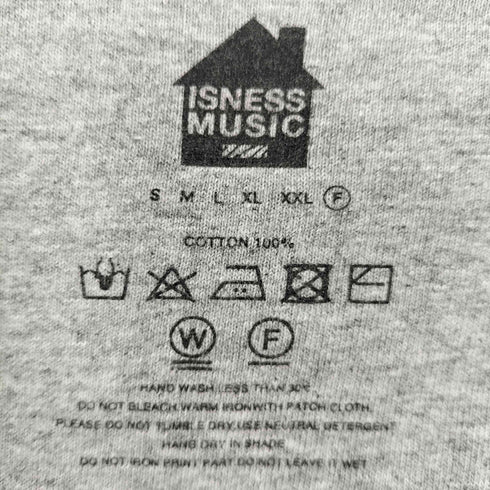 イズネス is-ness MUSIC DUB アーチ ロゴ Tシャツ インサイドアウト メンズ FREE