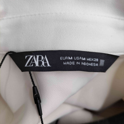 ザラ ZARA ベルト付 シャツドレス レディース import:M