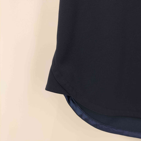 SOMARTA メッシュ切替 ミディアム シャツワンピース レディース JPN:2