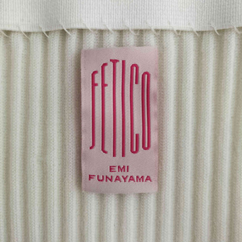 FETICO EMI FUNAYAMA SHEER STRIPE KNIT CAMI DRESS レディース