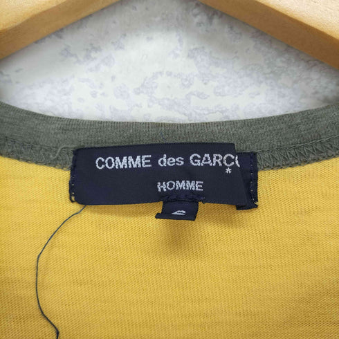 コムデギャルソンオム COMME des GARCONS HOMME インサイドアウトデザイン半袖Tシャツ メンズ S
