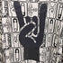 ヴィヴィアンウエストウッドマン Vivienne Westwood MAN メロイックサイン プリント 総柄 ビッグシルエット Tシャツ メンズ FREE