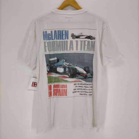 レースカーバックプリントTシャツ メンズ import:L