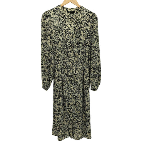 タラジャーモン TARA JARMON 総柄 ノーカラー シャツワンピース レディース JPN:38