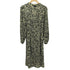 タラジャーモン TARA JARMON 総柄 ノーカラー シャツワンピース レディース JPN:38