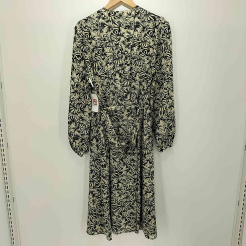 タラジャーモン TARA JARMON 総柄 ノーカラー シャツワンピース レディース JPN:38
