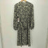 タラジャーモン TARA JARMON 総柄 ノーカラー シャツワンピース レディース JPN:38