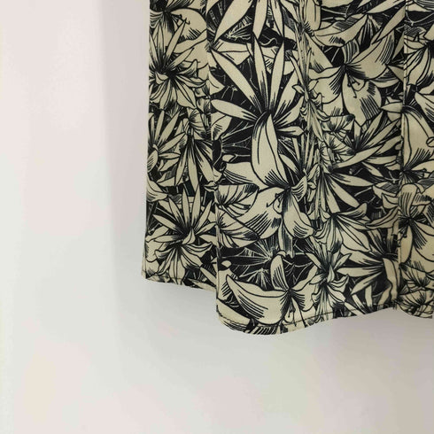 タラジャーモン TARA JARMON 総柄 ノーカラー シャツワンピース レディース JPN:38
