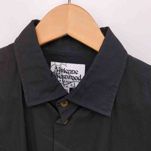 ヴィヴィアンウエストウッドマン Vivienne Westwood MAN オーブ刺繍 L/S ドレスシャツ メンズ EUR:46