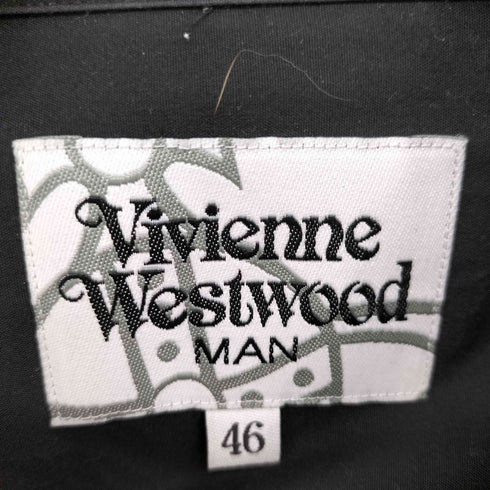 ヴィヴィアンウエストウッドマン Vivienne Westwood MAN オーブ刺繍 L/S ドレスシャツ メンズ EUR:46