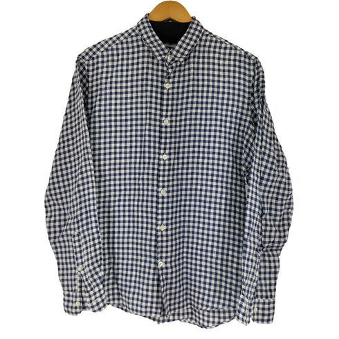 フォーワンセブンバイエディフィス 417 by EDIFICE EXTRA FRENCH LINEN リネン100 L/Sシャツ メンズ JPN:L