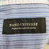 ナノユニバース NANO universe L/S ストライプシャツ メンズ JPN:L