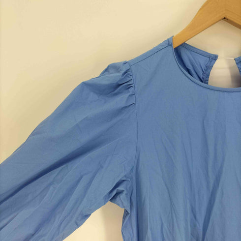 ザラ ZARA パフスリーブ ティアード ワンピース レディース import:L