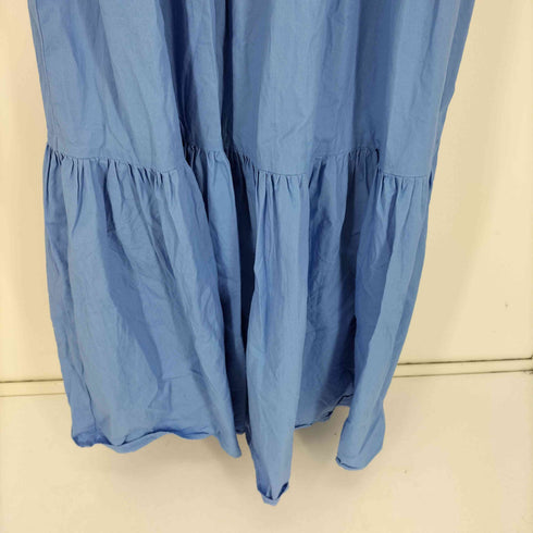 ザラ ZARA パフスリーブ ティアード ワンピース レディース import:L