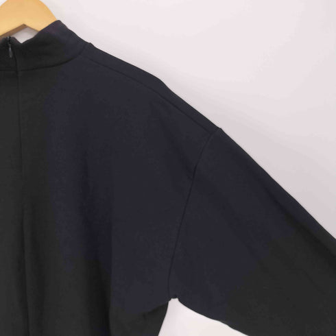 ザラ ZARA Knotted ノット モックネック スウェット ワンピース レディース import:L