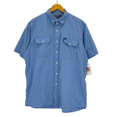 ポロバイラルフローレン Polo by RALPH LAUREN フィリピン製 ショートスリーブワークシャツ メンズ import:L