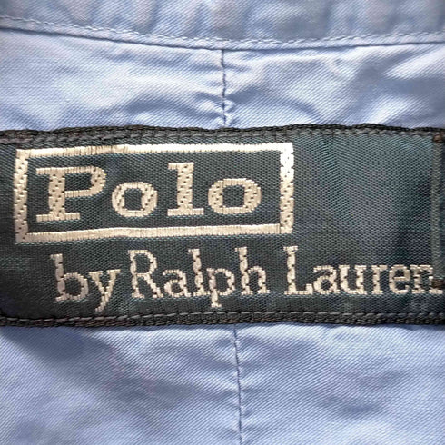 ポロバイラルフローレン Polo by RALPH LAUREN フィリピン製 ショートスリーブワークシャツ メンズ import:L