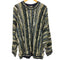 クージー COOGI 90S オーストラリア製 Multi Color 3D KNIT マルチカラー 3D ニット メンズ import:L