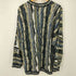 クージー COOGI 90S オーストラリア製 Multi Color 3D KNIT マルチカラー 3D ニット メンズ import:L