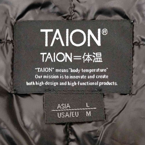 タイオン TAION HI NECK KNIT/DOWN JACKET メンズ JPN:L