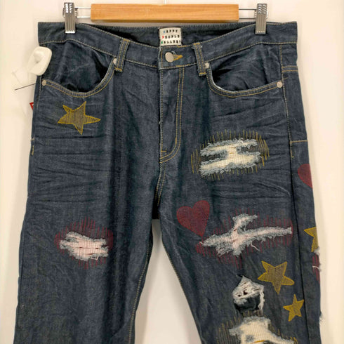 happy people gallery クラッシュ加工デニムパンツ メンズ 34