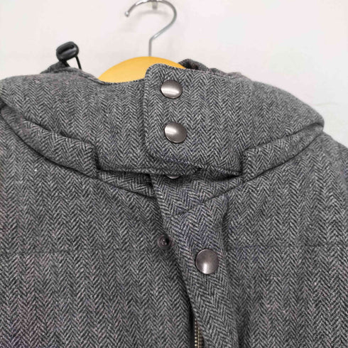 シップスジェネラルサプライ SHIPS GENERAL SUPPLY WINDSTOPPER ヘリンボーン ウール中綿ジャケット レディース L