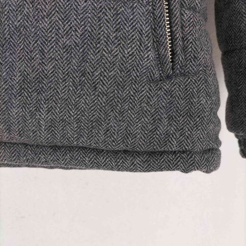 シップスジェネラルサプライ SHIPS GENERAL SUPPLY WINDSTOPPER ヘリンボーン ウール中綿ジャケット レディース L