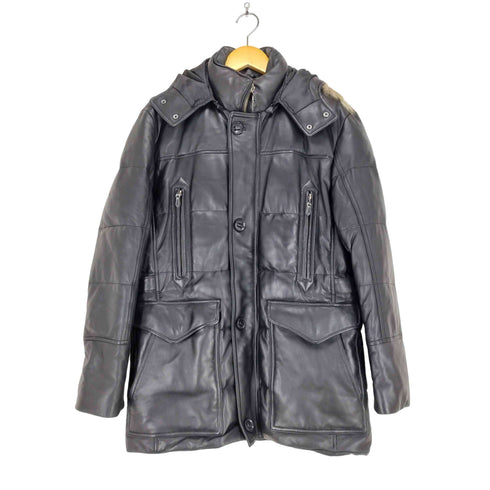 メイルアンドコー MALE & Co. 羊革 レザーファージャケット メンズ LL