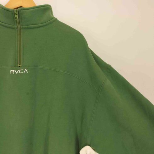 ルーカ RVCA ルーズ シルエット ハーフジップ スウェット ワンピース レディース import:L