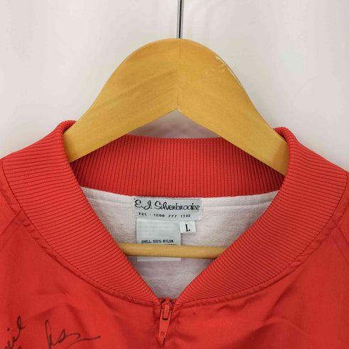 E.J SILVERBROOKE 25TH サテンナイロンジップブルゾン メンズ import:L