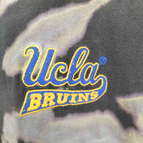 ユーシーエルエー UCLA カレッジ ロゴ 刺繍 タイダイ 総柄 L/S Tシャツ メンズ import:M