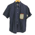 コムデギャルソンオムプリュス COMME des GARCONS HOMME PLUS 10SS Random Collage ランダムコラージュ期 チエックポケット パッチワーク ドット柄 半袖シャツ メンズ JPN:M