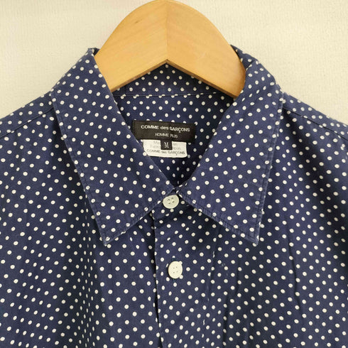 コムデギャルソンオムプリュス COMME des GARCONS HOMME PLUS 10SS Random Collage ランダムコラージュ期 チエックポケット パッチワーク ドット柄 半袖シャツ メンズ JPN:M