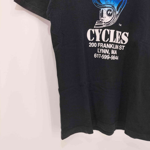 フルーツオブザルーム FRUIT OF THE LOOM 90S メキシコ製 シングルステッチ SIN CITY CYCLES 両面プリント S/S クルーネックTシャツ メンズ import:S