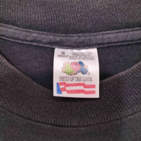 フルーツオブザルーム FRUIT OF THE LOOM 90S メキシコ製 シングルステッチ SIN CITY CYCLES 両面プリント S/S クルーネックTシャツ メンズ import:S